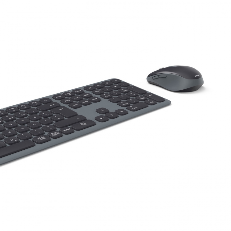 Hama Keyboard/Mouse Set WKM-550 Wireless Black