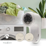 Nedis Fuzz Remover | Built-In Lithium-Ion | Clothes / Textile | White