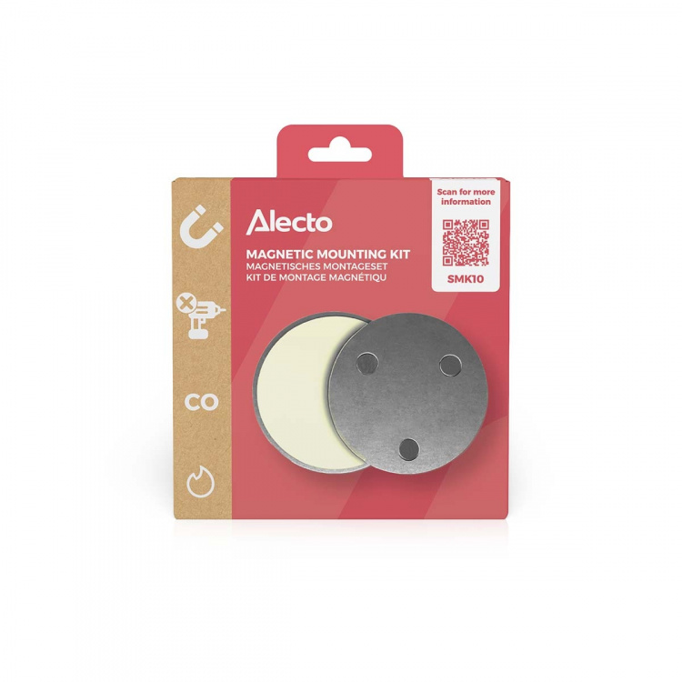 Alecto Magnetic mounting kit for smoke and carbon monoxide detector