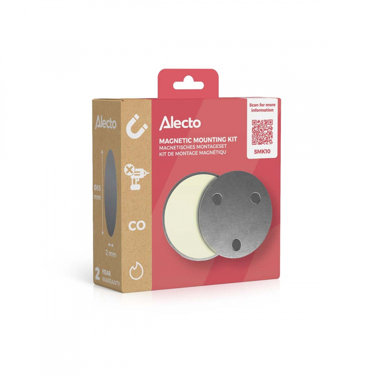Alecto Magnetic mounting kit for smoke and carbon monoxide detector