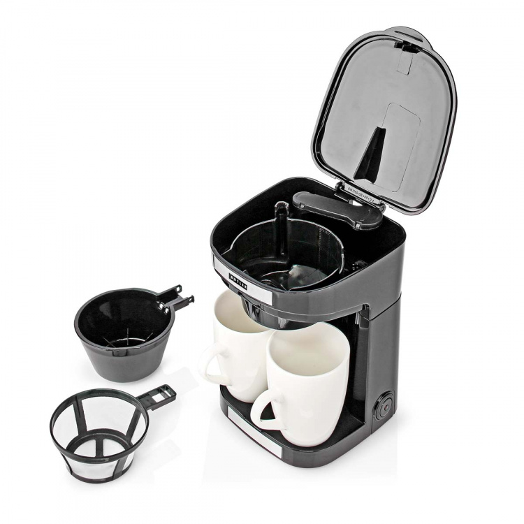 Butler Compact Coffee Maker | 2 Porcelain cups | 0.25 l | 450 W | Auto shut-off | Black