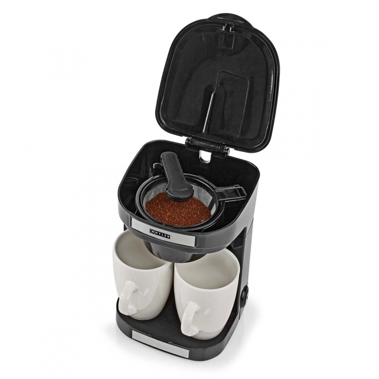 Butler Compact Coffee Maker | 2 Porcelain cups | 0.25 l | 450 W | Auto shut-off | Black
