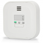 Alecto Carbon monoxide alarm with display and 10 years battery and sensor runtime, white