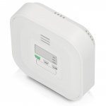 Alecto Carbon monoxide alarm with display and 10 years battery and sensor runtime, white