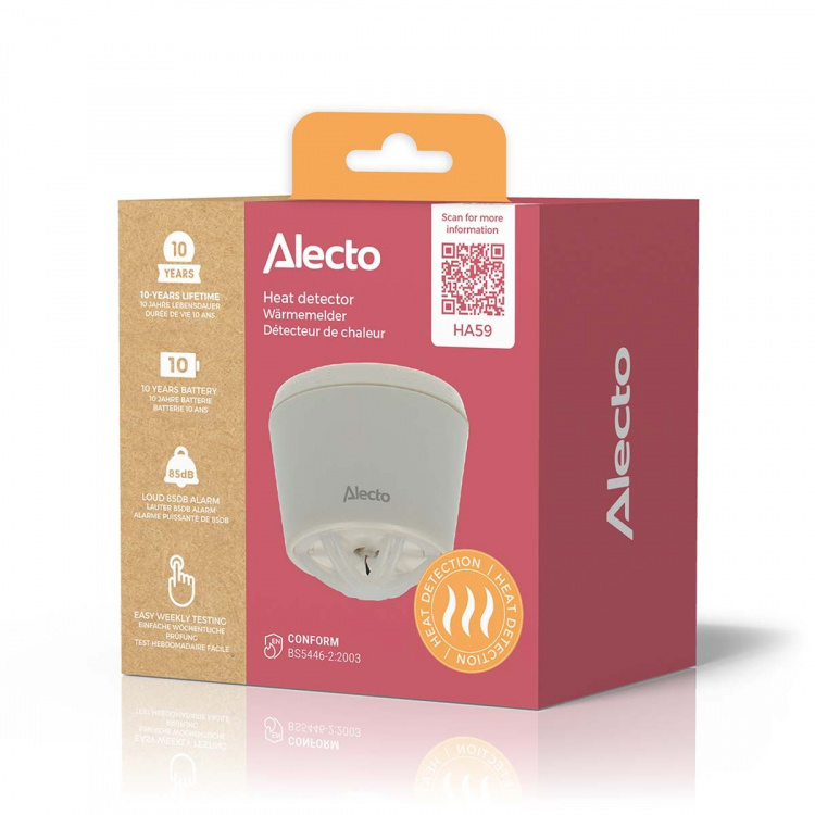 Alecto Heat detector 10 year White
