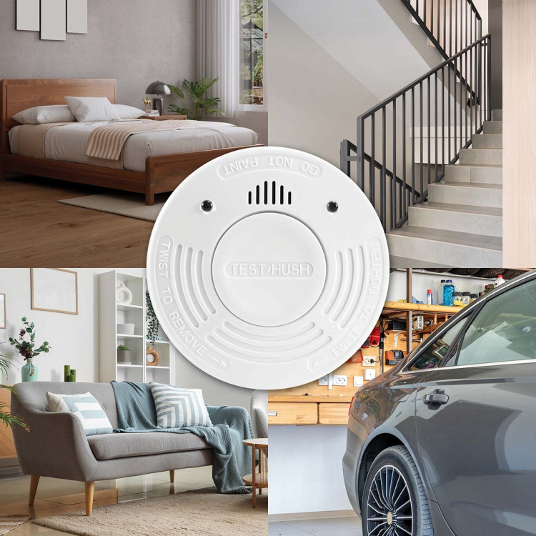 Alecto Smoke detector with 10 years battery and sensor runtime White