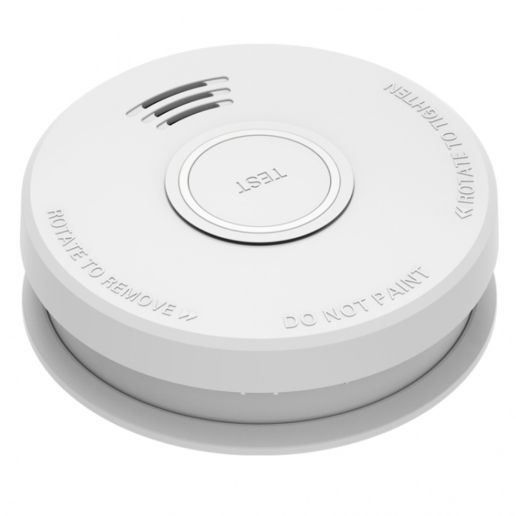 Alecto Stand alone smoke alarm with 1 year battery White