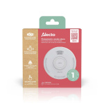 Alecto Stand alone smoke alarm with 1 year battery White