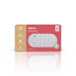 Alecto Stand alone smoke alarm with 1 year battery White 5 pcs