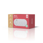 Alecto Stand alone smoke alarm with 1 year battery White 5 pcs
