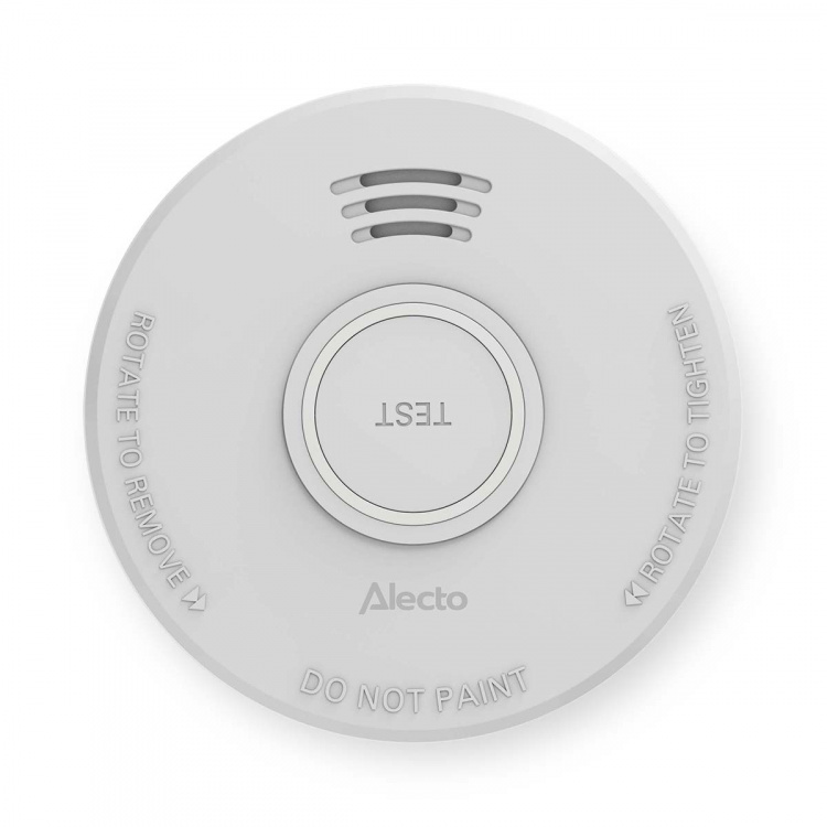 Alecto Smoke detector with 5 year battery White