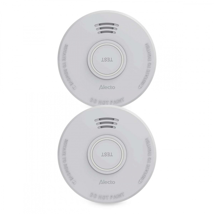 Alecto Smoke detector with 5 year battery 2 pcs