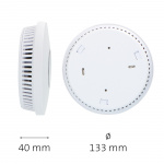 Alecto Rök- och kolmonoxidlarm Vit