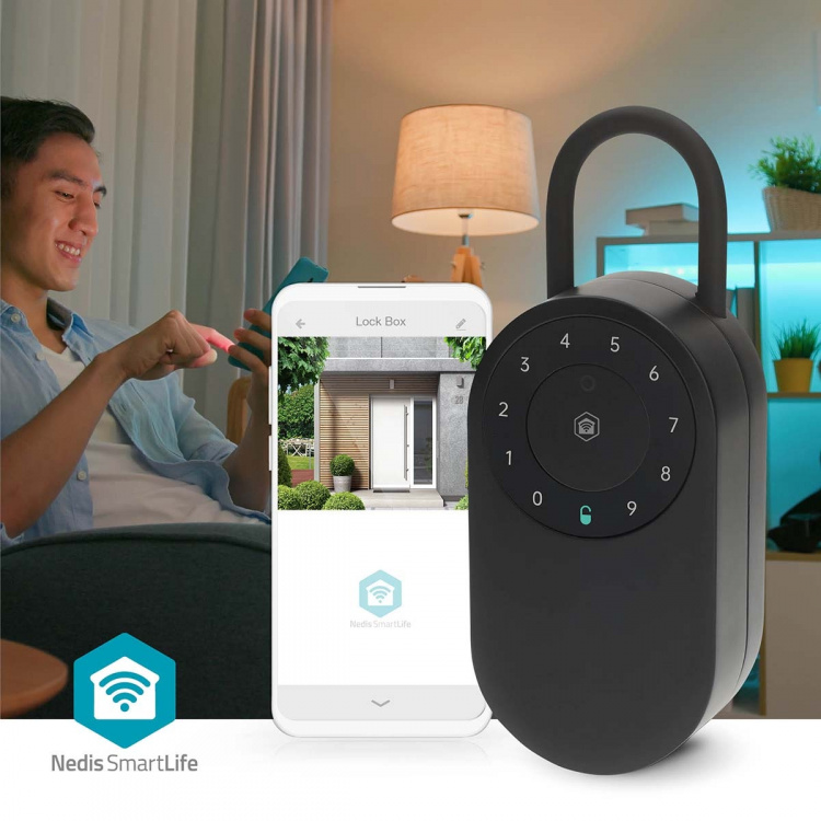 Nedis SmartLife Key Safe | Bluetooth® | Outdoor | Digit | IP65 | Black