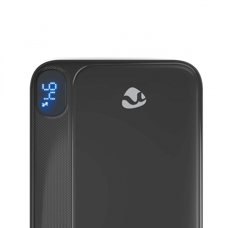 Nedis Powerbank | 10000 mAh | 1.5 / 1.67 / 2.0 / 2.22 / 3.0 A | Number of outputs: 3 | Output connection: 1x USB-C™ / 2x USB-A | Input connection: 1x USB-C™ | PD3.0 20W | Lithium-Polymer | Display