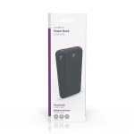 Nedis Powerbank | 10000 mAh | 1.5 / 1.67 / 2.0 / 2.22 / 3.0 A | Number of outputs: 3 | Output connection: 1x USB-C™ / 2x USB-A | Input connection: 1x USB-C™ | PD3.0 20W | Lithium-Polymer | Display