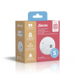 Alecto Smoke Alarm | Battery Powered | Battery life up to: 5 year | EN 14604 | With test button | 85 dB | ABS | White