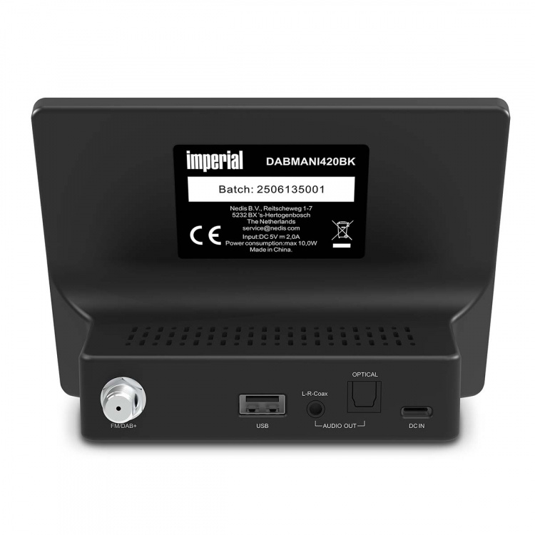 imperial Compact Hybrid Radio (Internet, DAB+, FM Hi-Fi tuner) with Bluetooth®