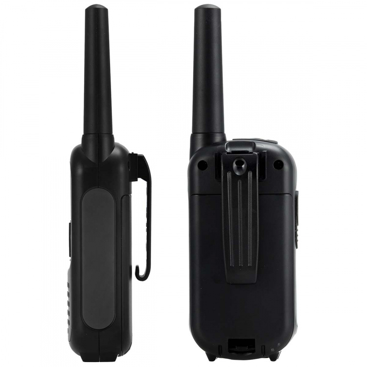 Alecto Walkie-Talkie Set | 2 Handsets | Up to 7 km | Frequency channels: 16 | PTT / VOX | 35 h standby | Headset output | Black