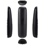 Profoon DECT telephone with answering machine and 4 handsets Black