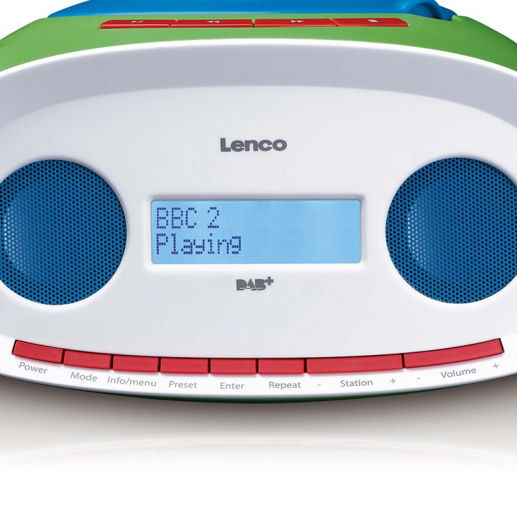 Lenco Portable DAB+/FM Radio with CD and USB player