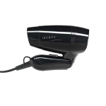 MELISSA Resehårtork med vikbart handtag Svart 1200 W