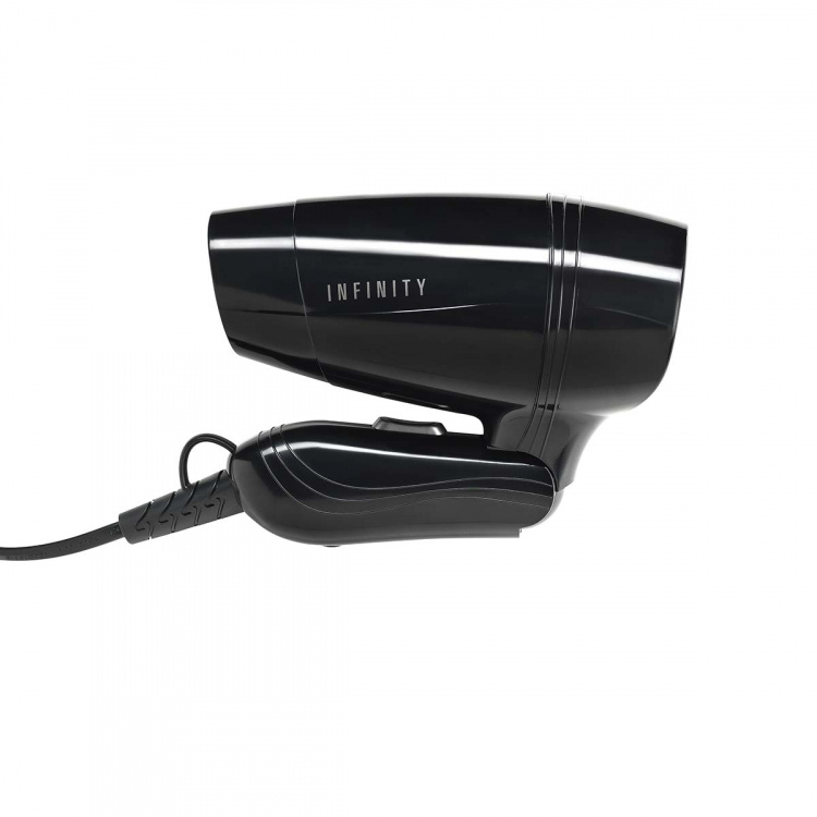 MELISSA Resehårtork med vikbart handtag Svart 1200 W