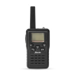 Alecto Walkie-Talkie Set | 2 Handsets | Up to 10 km | Frequency channels: 8 | PTT / VOX | 24 h standby| Charging base included | Headphone output | Black