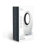 Nedis Bladeless Fan | Mains Powered | 50 W | Oscillation | Remote control | Shut-off timer: 7.5 h | 3-Speed Settings | White
