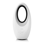 Nedis Bladeless Fan | Mains Powered | 50 W | Oscillation | Remote control | Shut-off timer: 7.5 h | 3-Speed Settings | White