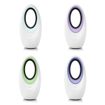 Nedis Bladeless Fan | Mains Powered | 50 W | Oscillation | Remote control | Shut-off timer: 7.5 h | 3-Speed Settings | White