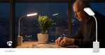 Nedis LED Desk Lamp | Dimmable | 1 Light Mode | 90 lm | Rechargeable | Touch Function | White
