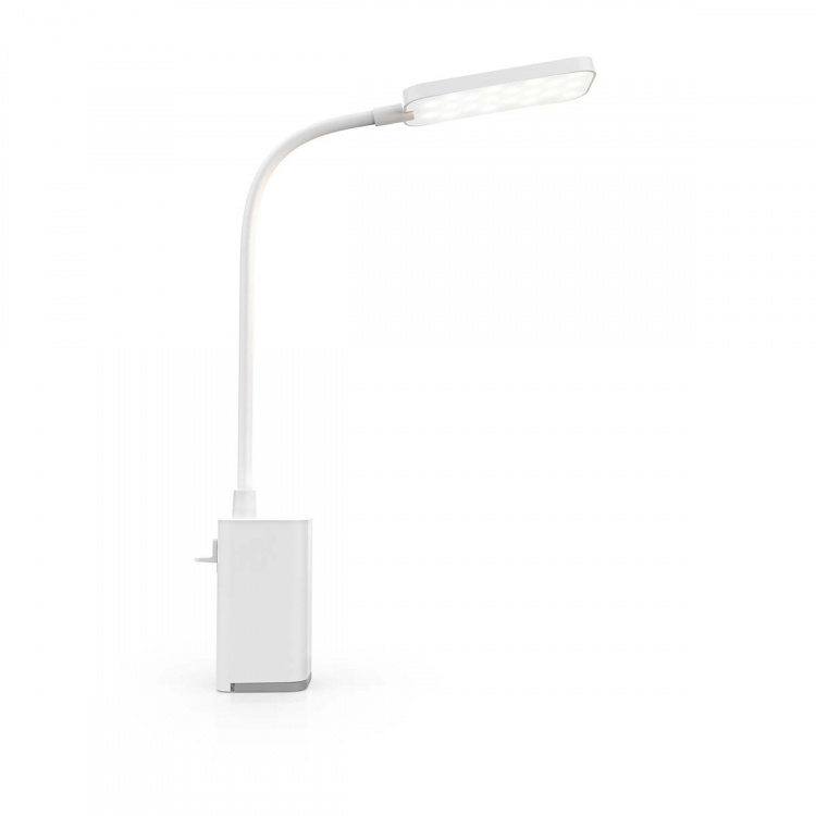 Nedis LED Desk Lamp | Dimmable | 1 Light Mode | 90 lm | Rechargeable | Touch Function | White