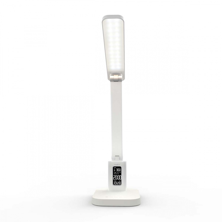 Nedis LED Desk Lamp | Dimmable | 3 Light Modes | 220 lm | Rechargeable | Dimmer - On Product | White