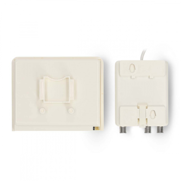 Nedis Mast Amplifier | Number of outputs: 2 | Gain control: 15 - 30 dB | F-Female | Noise figure: 4 dB | White