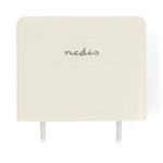 Nedis Mast Amplifier | Number of outputs: 2 | Gain control: 15 - 30 dB | F-Female | Noise figure: 4 dB | White