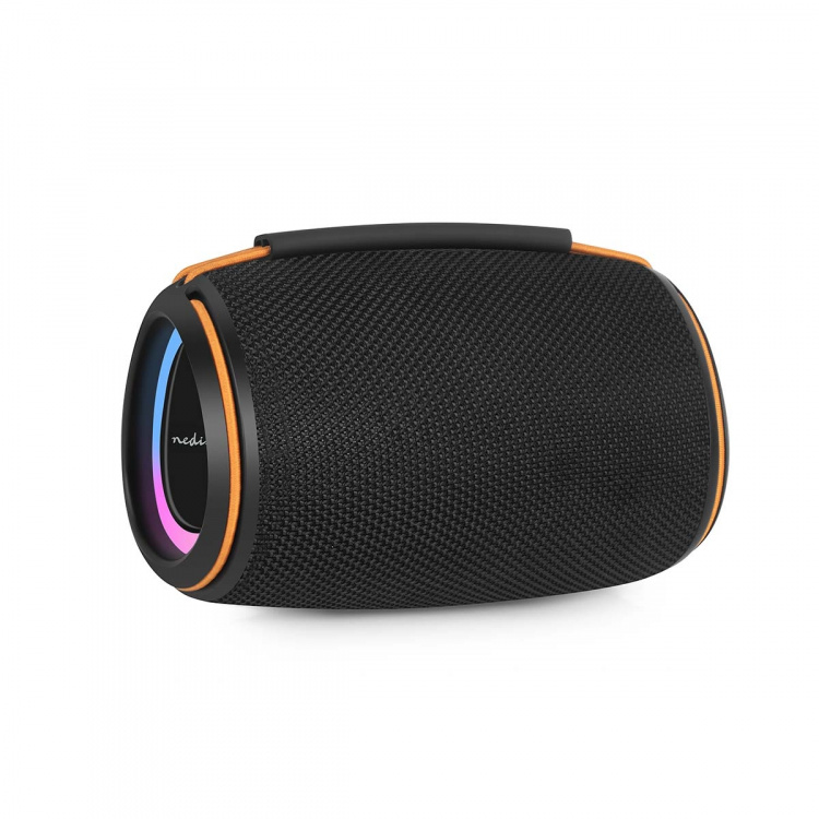 Nedis Bluetooth® Speaker | 360 min | Handheld Design | 40 W | Mono | Home / Outdoor / Portable | Linkable | Black / Orange