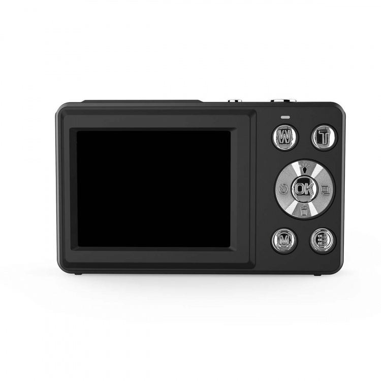 Nedis Digital Photo Camera | Dual Screen | 48 MPixel | 4K@30fps | 5 MPixel CMOS | Black