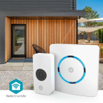 Nedis SmartLife Chime | RF, frequency 433 Mhz / Wi-Fi | Mains Powered | 60 Melodies | 100 - 240 V AC | Adjustable volume | White