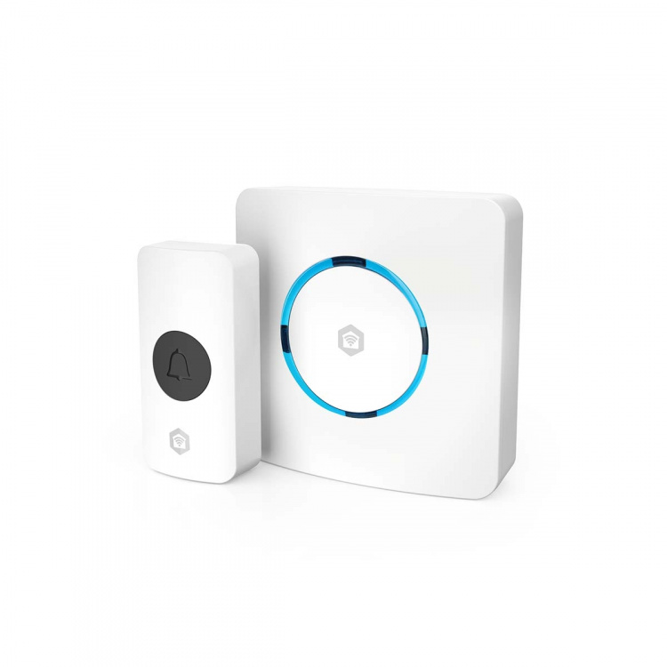 Nedis SmartLife Chime | RF, frequency 433 Mhz / Wi-Fi | Mains Powered | 60 Melodies | 100 - 240 V AC | Adjustable volume | White