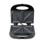 MELISSA Sandwich Maker | 750 W | Sandwich plates | Automatic temperature control | Non-stick Coating | Black