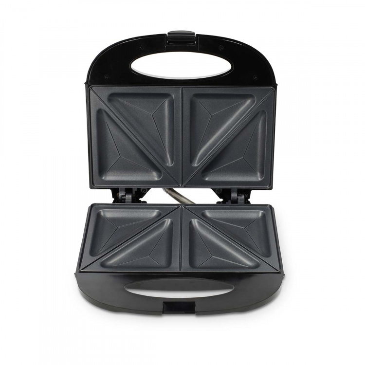 MELISSA Sandwich Maker | 750 W | Sandwich plates | Automatic temperature control | Non-stick Coating | Black
