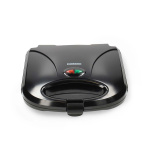 MELISSA Sandwich Maker | 750 W | Sandwich plates | Automatic temperature control | Non-stick Coating | Black