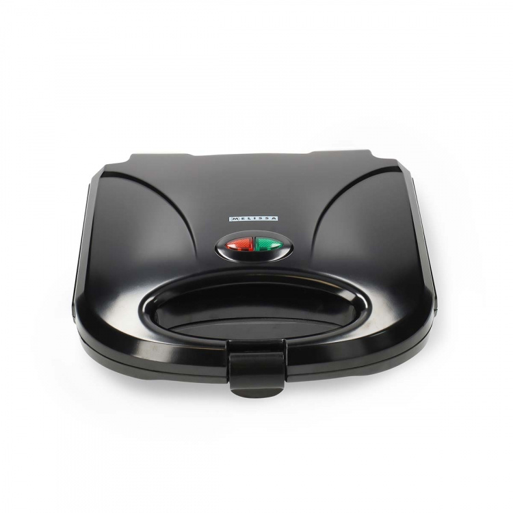 MELISSA Sandwich Maker | 750 W | Sandwich plates | Automatic temperature control | Non-stick Coating | Black