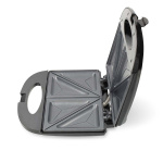 MELISSA Sandwich Maker | 750 W | Sandwich plates | Automatic temperature control | Non-stick Coating | Black