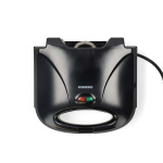 MELISSA Sandwich Maker | 750 W | Sandwich plates | Automatic temperature control | Non-stick Coating | Black