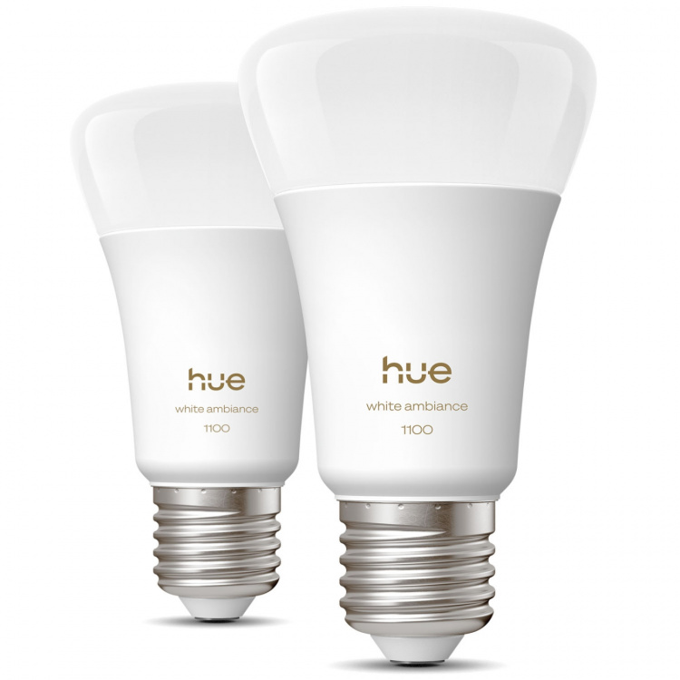Philips Hue White Ambiance E27 1100lm 2-pack