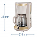 Russell Hobbs Kaffebryggare Brontë Stenfärgad 1,25l 26781-56