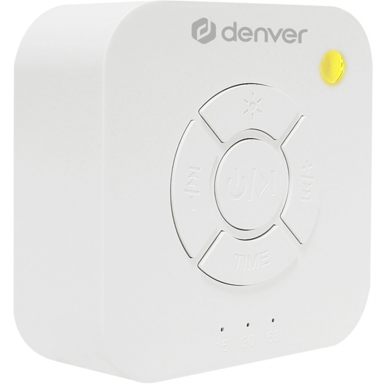 Denver Brusmaskin Nio olika lugnande ljud Timer Vit