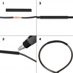 LogiLink Krympslangar 300-pack 45mm långa Svart